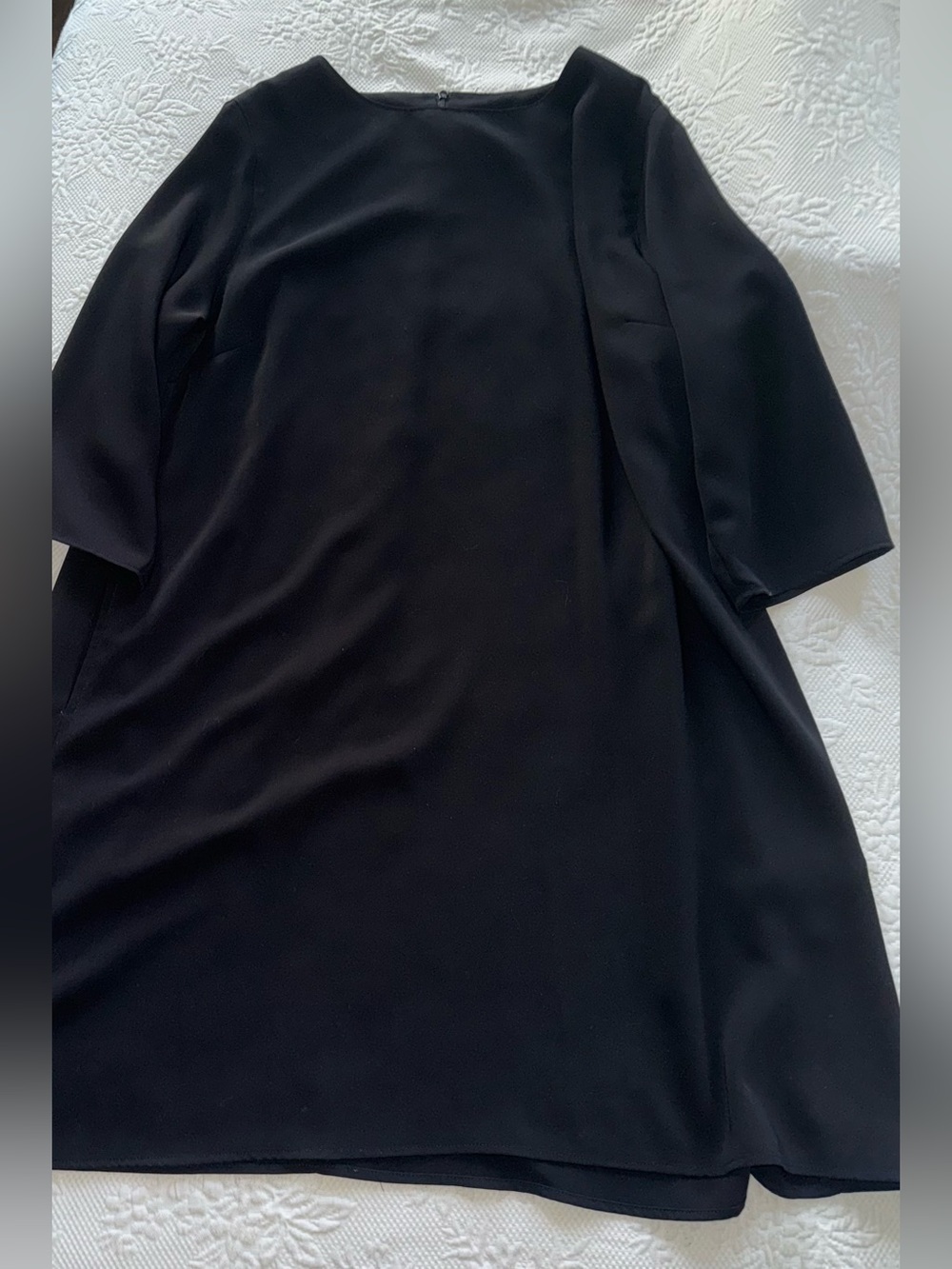 Caroline Rose Black Long-Sleeve Dress